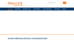 Desktop Screenshot of direct-job.de
